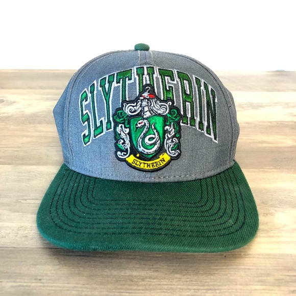 Warner Bros. Accessories - Harry Potter Slytherin Flat Bill SnapBack Baseball Cap